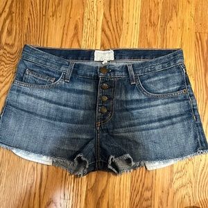 Current Elliott Denim Cut Off Shorts